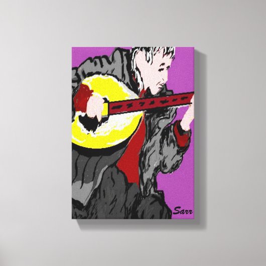 Canvas Wrap/A Musician (Voorkant)