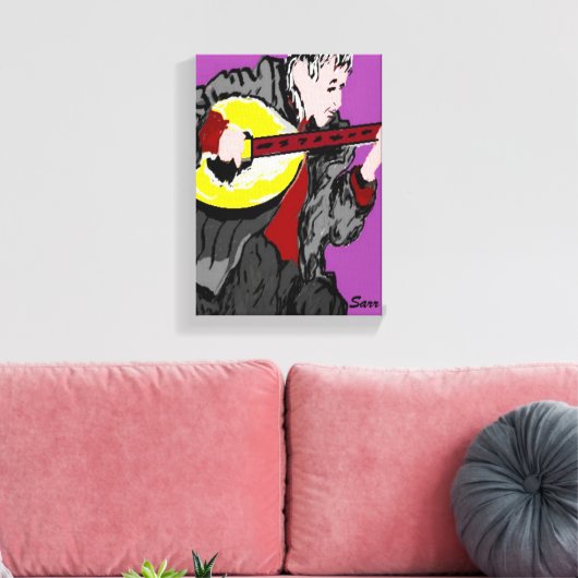 Canvas Wrap/A Musician (Insitu (Woonkamer))