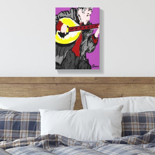 Canvas Wrap/A Musician (Insitu (Slaapkamer))