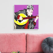 Canvas Wrap/Bouzouki Player (Insitu (Woonkamer))