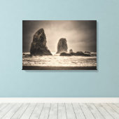 Canvas Wrap: De naalden 1 getint Afdruk (Insitu (Houten vloer))
