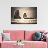 Canvas Wrap: De naalden 1 getint Afdruk (Insitu (Woonkamer))
