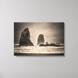 Canvas Wrap: De naalden 1 getint Afdruk