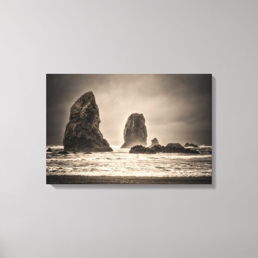 Canvas Wrap: De naalden 1 getint Afdruk (Voorkant)