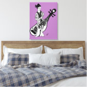 Canvas wrap Geisha Girl (Insitu (Slaapkamer))