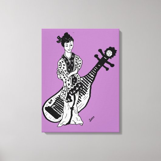 Canvas wrap Geisha Girl (Voorkant)