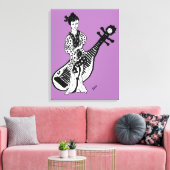Canvas wrap Geisha Girl Afdruk (Insitu (Woonkamer))