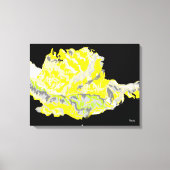 Canvas wrap/ Gele Rose (Voorkant)