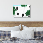 Canvas Wrap/Paleokastro klooster Griekenland (Insitu (Slaapkamer))