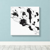 Canvas wrap Print/ Dalmatian (Insitu (Houten vloer))