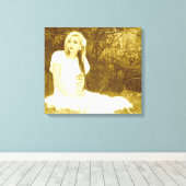 Canvas Wrap Print met je foto! Voeg je afbeelding  (Insitu (Houten vloer))