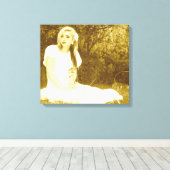 Canvas Wrap Print met je foto! Voeg je afbeelding  (Insitu (Houten vloer))