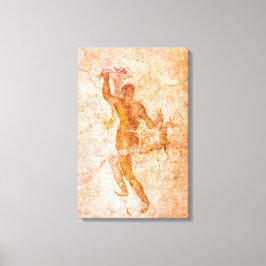 Canvas Wrap - Roman Fresco, Ancient Pompeii, Itali Afdruk