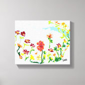 Canvas Wrap: Wild Flower's Afdruk (Voorkant)
