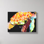 Canvas wrap Zee Schildpad / Sarr Afdruk (Voorkant)