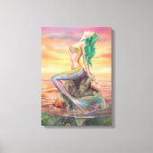 Canvas Zeemeermin Afdruk (Voorkant)