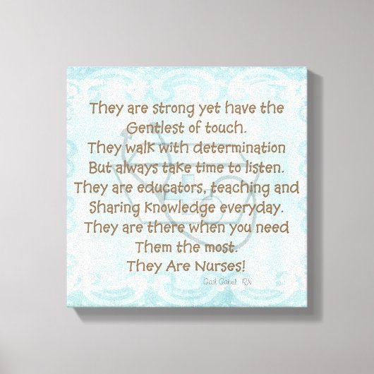 Canvas zuster Poem Wall Art: "Het zijn zusters!" (Voorkant)