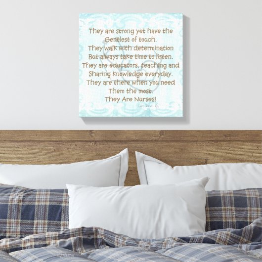 Canvas zuster Poem Wall Art: "Het zijn zusters!" (Insitu (Slaapkamer))