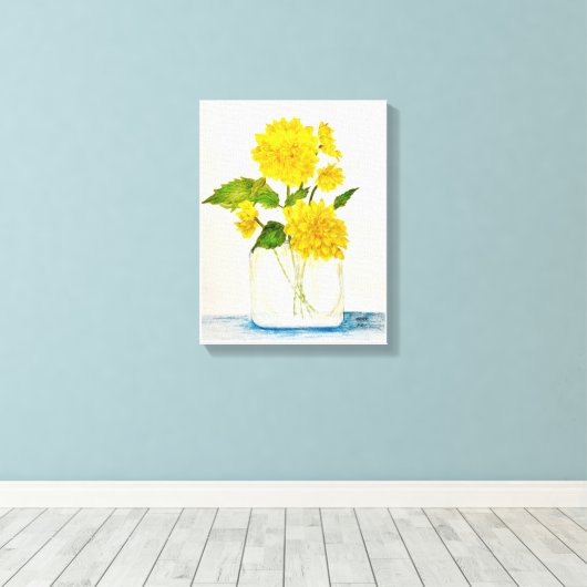 Canvasafdruk Canvas Afdruk (Insitu (Houten vloer))