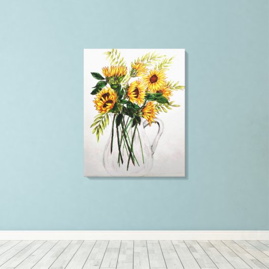 Canvasafdruk Canvas Afdruk (Insitu (Houten vloer))