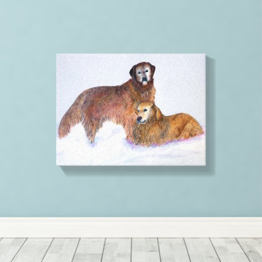 Canvasafdruk Canvas Afdruk (Insitu (Houten vloer))