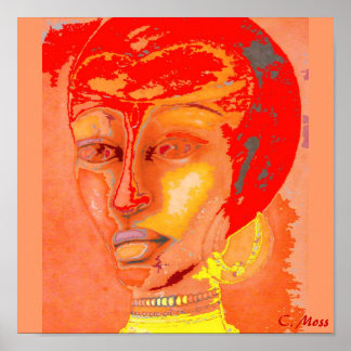 Canvasafdruk "Ethnic Funk" Poster