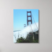 Canvasafdruk - Fog over de Golden Gate Bridge Canvas Afdruk (Voorkant)