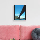 Canvasafdruk - Golden Gate Bridge Canvas Afdruk (Insitu (Woonkamer))
