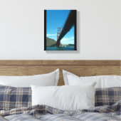 Canvasafdruk - Golden Gate Bridge Canvas Afdruk (Insitu (Slaapkamer))