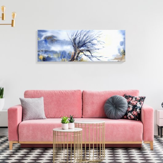 Canvasafdruk "Halloween Tree" Canvas Afdruk (Insitu (Woonkamer))