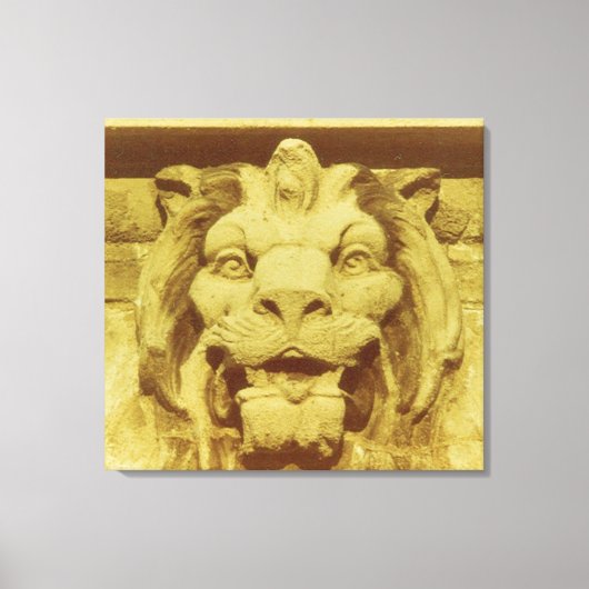 Canvasafdruk - Lion's Head Canvas Afdruk (Voorkant)