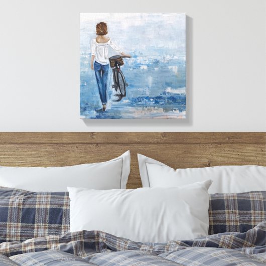 Canvasafdruk van oorspronkelijke olie op canvas (Insitu (Slaapkamer))