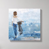 Canvasafdruk van oorspronkelijke olie op canvas (Voorkant)