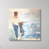 Canvasafdruk van oorspronkelijke olie op canvas (Voorkant)