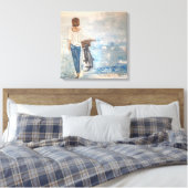 Canvasafdruk van oorspronkelijke olie op canvas (Insitu (Slaapkamer))