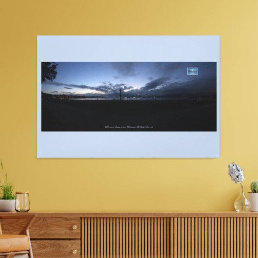 CanvasBabyBlue(Water Front117)RFPMDesigns©️2019/24 Canvas Afdruk (Insitu (Woonkamer))