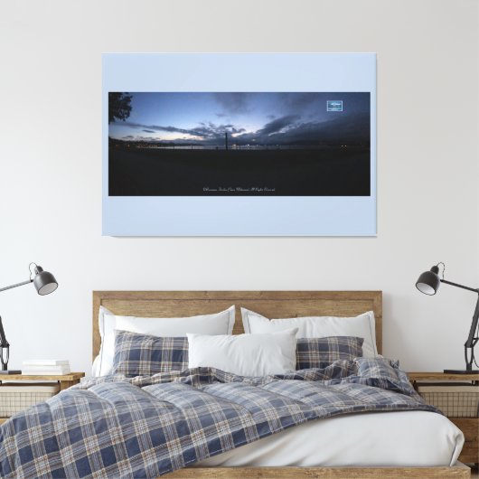 CanvasBabyBlue(Water Front117)RFPMDesigns©️2019/24 Canvas Afdruk (Insitu (Slaapkamer))