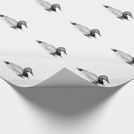 Canvasback Duck Cadeaupapier (Hoek)