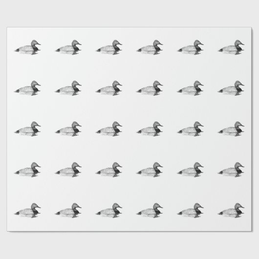 Canvasback Duck Cadeaupapier (Vlak)