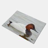 Canvasback Duck Drake Deurmat (Schuin)