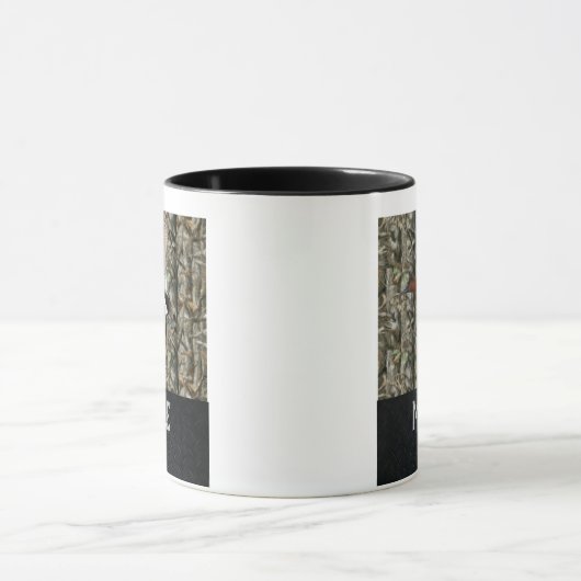 Canvasback Duck Hunting Name Sports Outdoor Camo Mok (Midden)