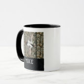 Canvasback Duck Hunting Name Sports Outdoor Camo Mok (Voorkant links)