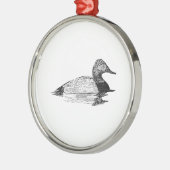 Canvasback Duck Ornament (Links)