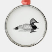 Canvasback Duck Ornament (Voorkant)