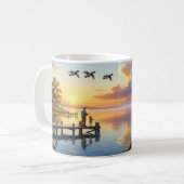 Canvasback Ducks Coffee Mok Wrap Design (Voorkant links)