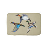 Canvasback, Mallard and Wood Ducks Flying Badmat (Voorkant)