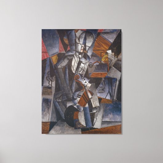 canvasgalerie kunst, de muzikant canvas afdruk (Voorkant)