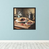 Canvasprint 40x40 cm canvas afdruk (Insitu (Houten vloer))