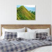 Canvasprint Bergtop Canvas Afdruk (Insitu (Slaapkamer))