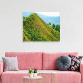 Canvasprint Bergtop Canvas Afdruk (Insitu (Woonkamer))